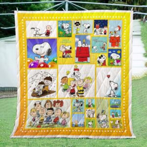 Snoopy Happy Family 3D Quilt  Quilt